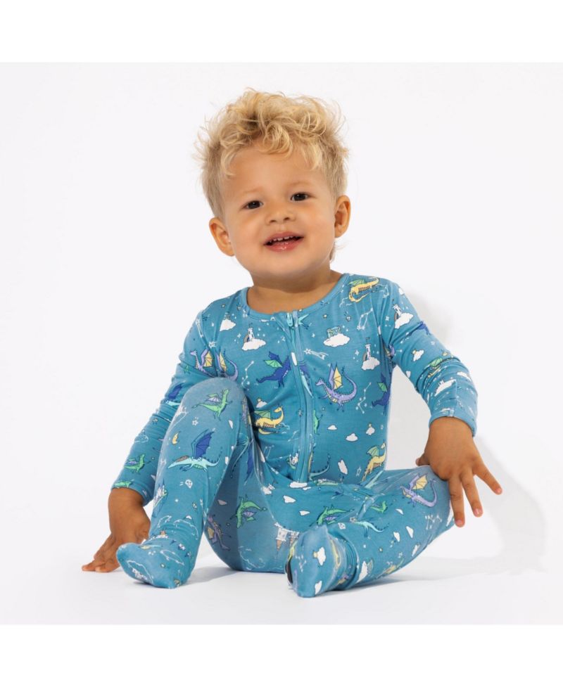 Baby Boys Baby Dragon Dreams Convertible Footie