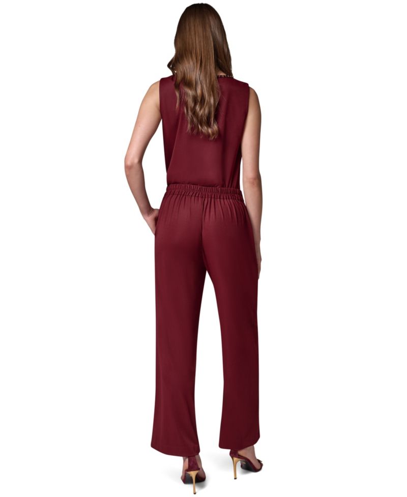 Women's Wide-Leg Pull-On Elastic-Waist Knit Pants