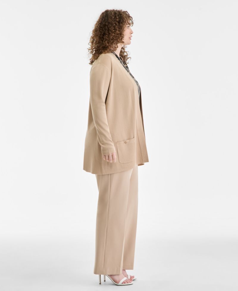 Plus Size Malibu Open-Front Cardigan