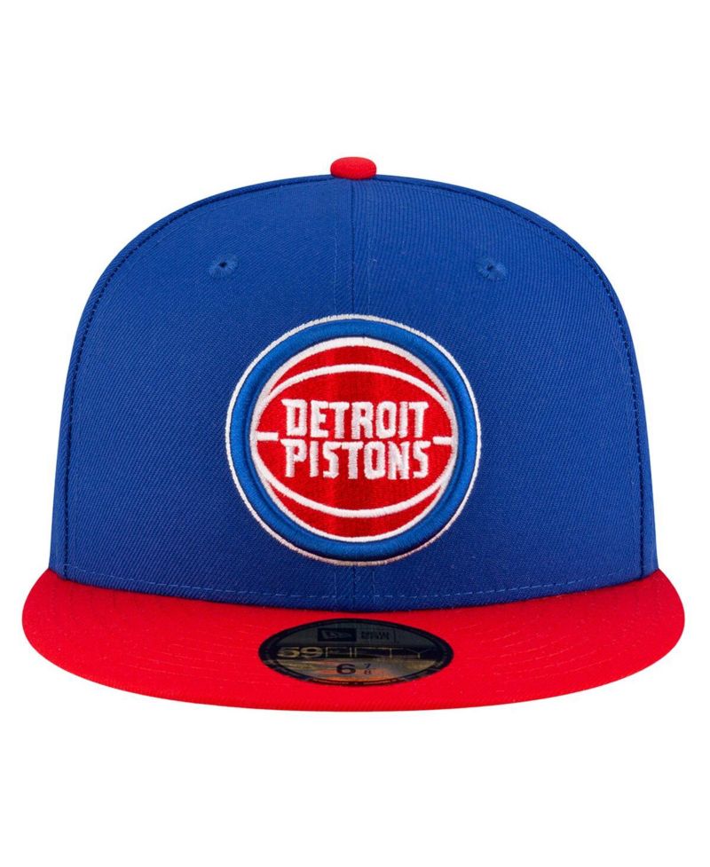 Men's Blue Detroit Pistons Two-Tone 59FIFTY Fitted Hat
