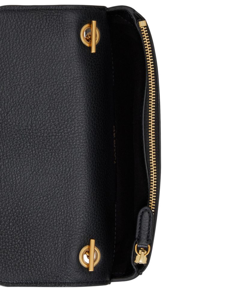Bradley Small Pebbled Leather Crossbody Wallet