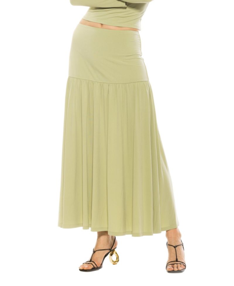 Women's Lia Shirred Maxi Skirt