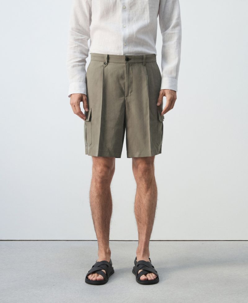 Men's Modal Blend 9.06" Cargo Bermuda Shorts