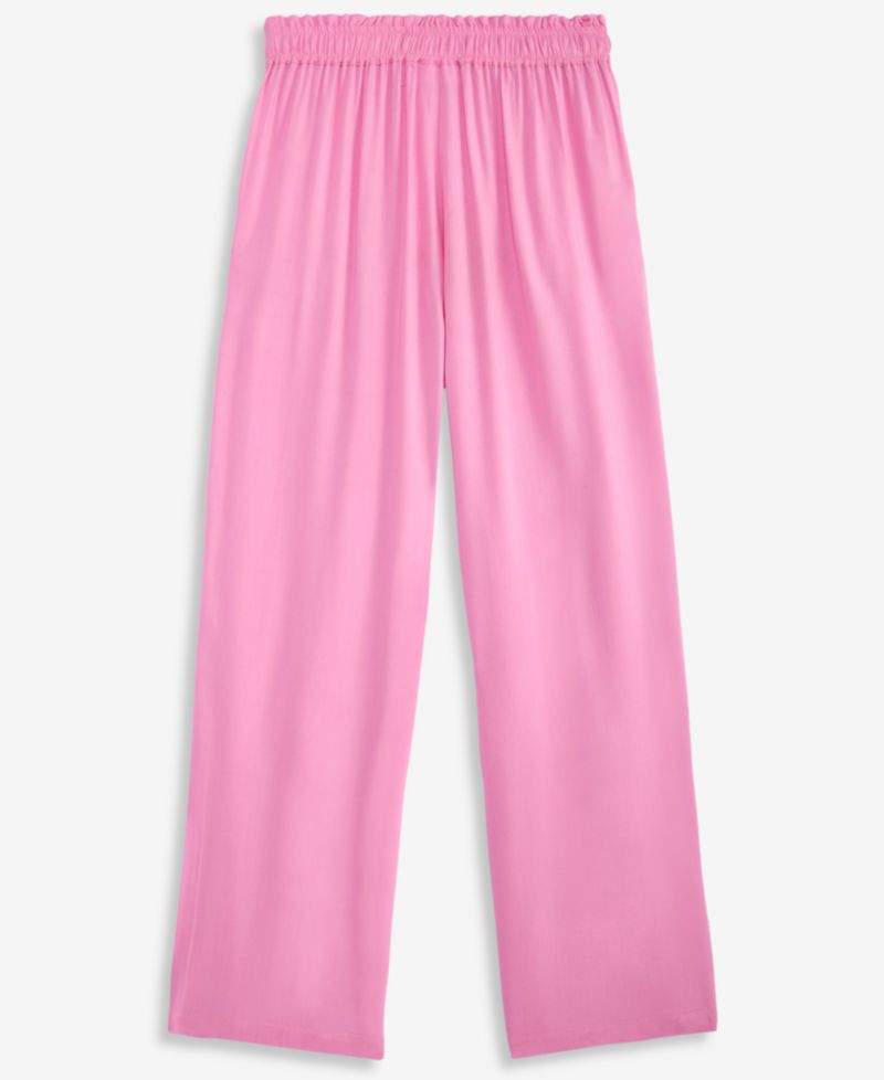 Girls' XS-XL Ruffled Wide-Leg Pants
