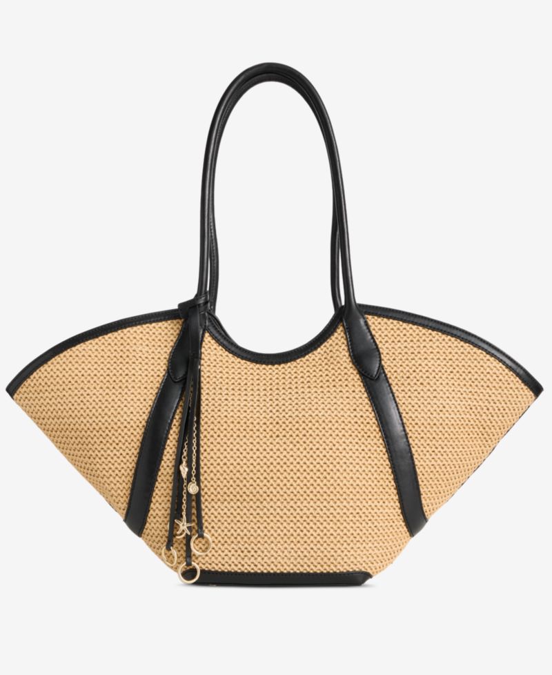 Zavaa Straw Tote Handbag