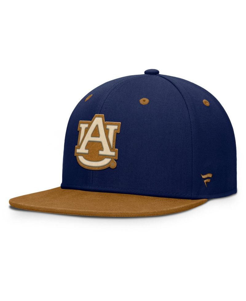 Men's Navy/Brown Auburn Tigers NoBo Fitted Hat