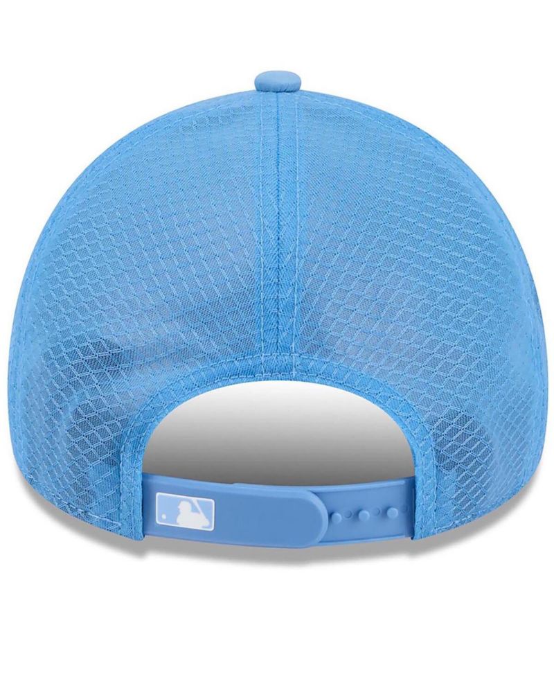 Men's Light Blue Texas Rangers 2026 Batting Practice Alternate Apex 9FORTY Adjustable Hat