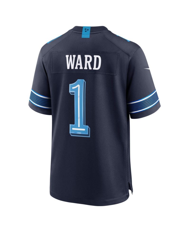 Men's Cameron Ward Navy Tennessee Titans 2026 Rivalries Collection Game Jersey