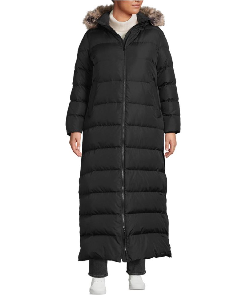 Plus Size Max 600 Down Long Maxi Coat