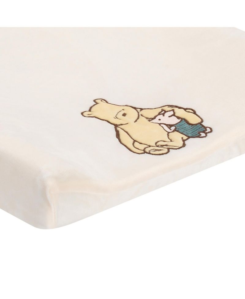 Lambs and Ivy Disney Baby Storytime Pooh Soft Creamy White Changing Pad Cover