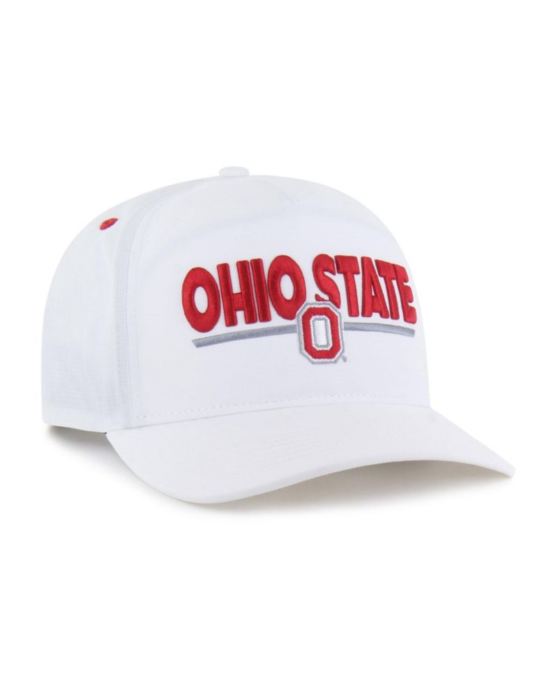 Men's and Women's '47 White Ohio State Buckeyes brrr&deg; Expressway Hitch Adjustable Hat