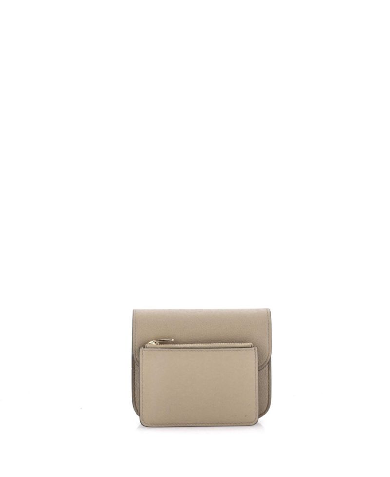 Pre-Owned Hermes Constance Slim Wallet Evercolor
