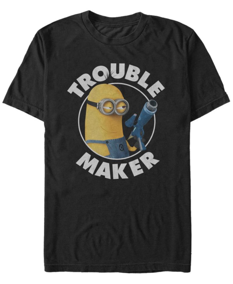 Minions Men's Kevin Trouble Maker Short Sleeve T-Shirt