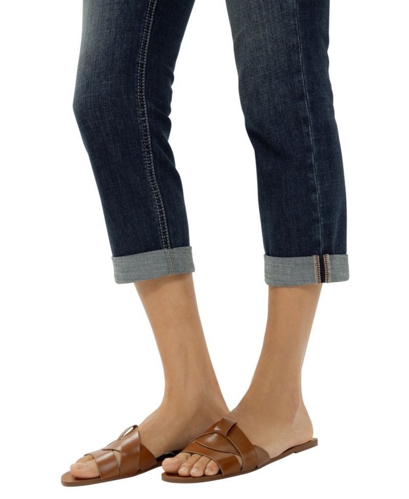 Women's Suki Mid-Rise Americana Luxe Stretch Capri Jeans