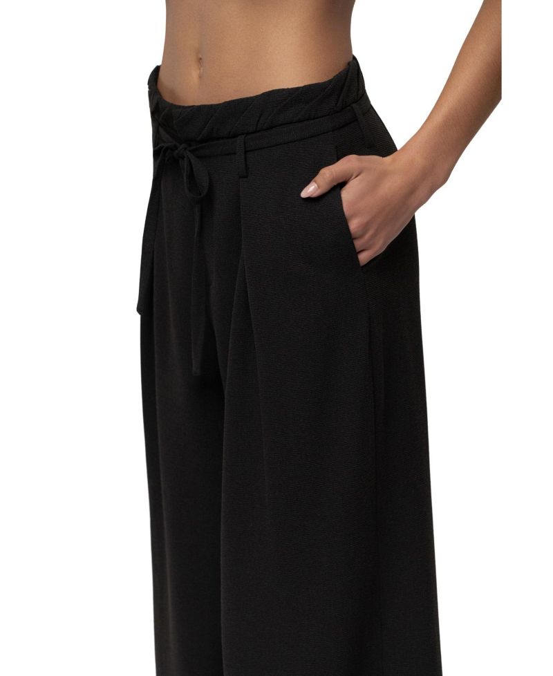 Women's Refined Ease High-Waisted Wide-Leg Pleated Pants