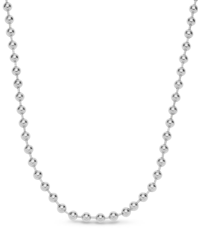 Silver Metal Alloy Balls Necklace