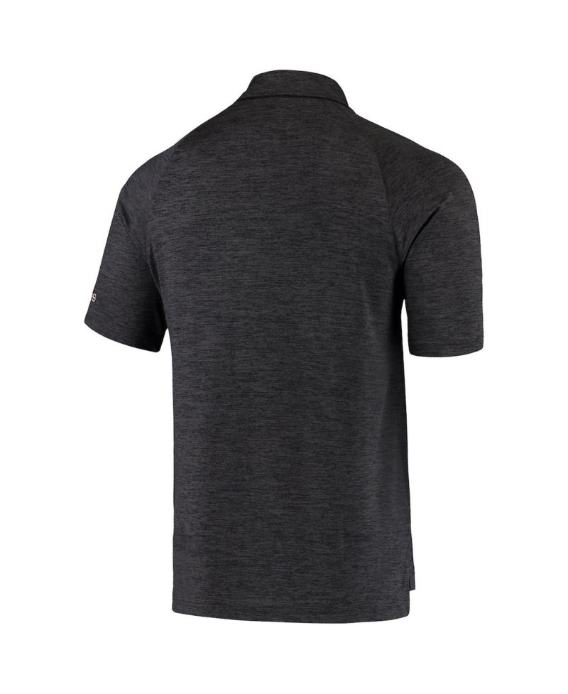 Men's Heathered Black UCF Knights Down Swing Polo Shirt