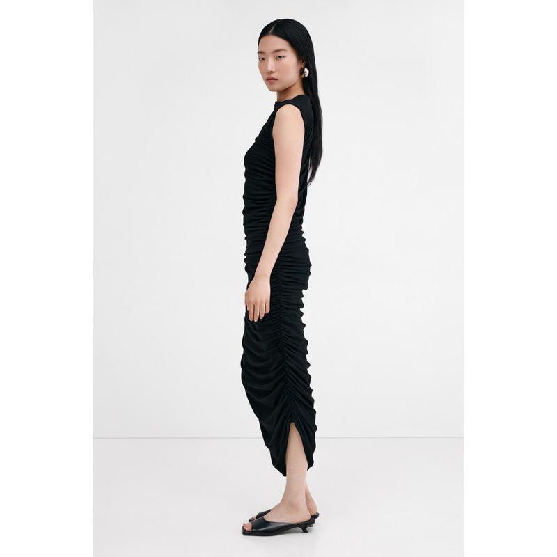 Women's Joan Asymmetric One-Shoulder Side-Ruched Jersey Cocktail Dress