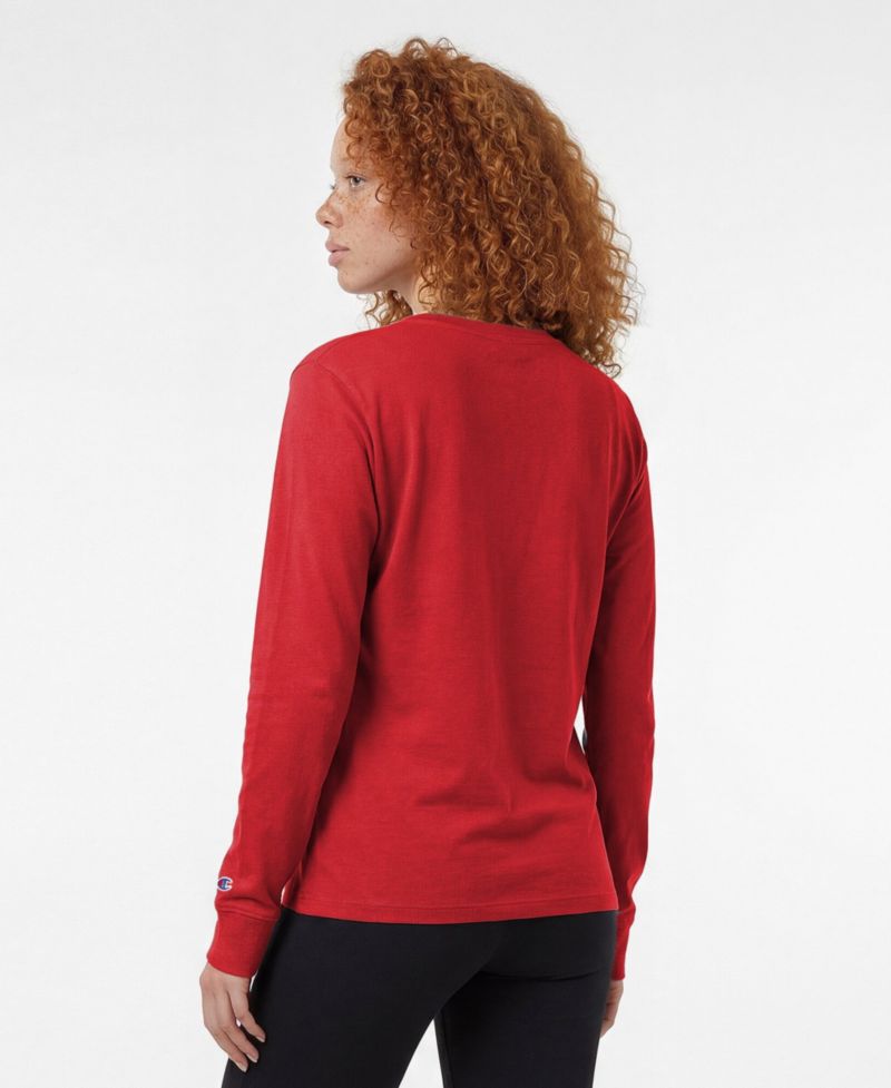 Women's Philadelphia Phillies Long-Sleeve Crewneck T-Shirt