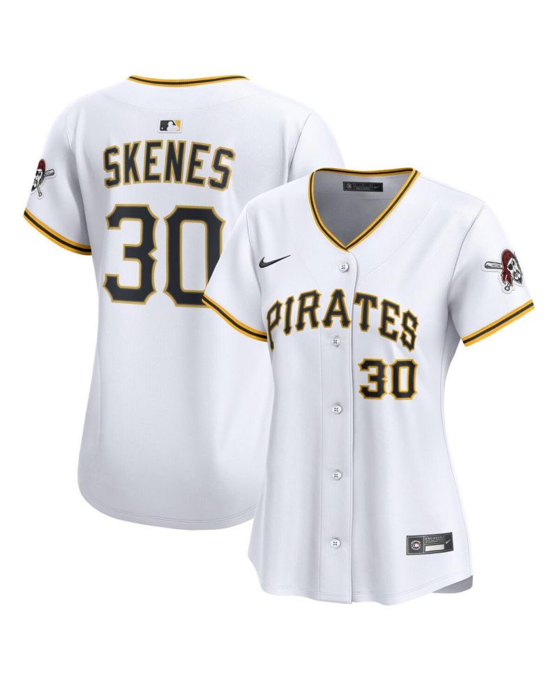 Women's Paul Skenes White Pittsburgh Pirates Home Limited Jersey