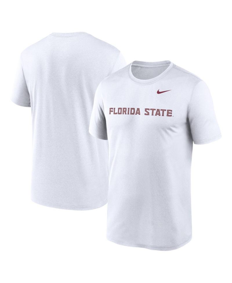 Men's White Florida State Seminoles Primetime Legend Wordmark T-Shirt
