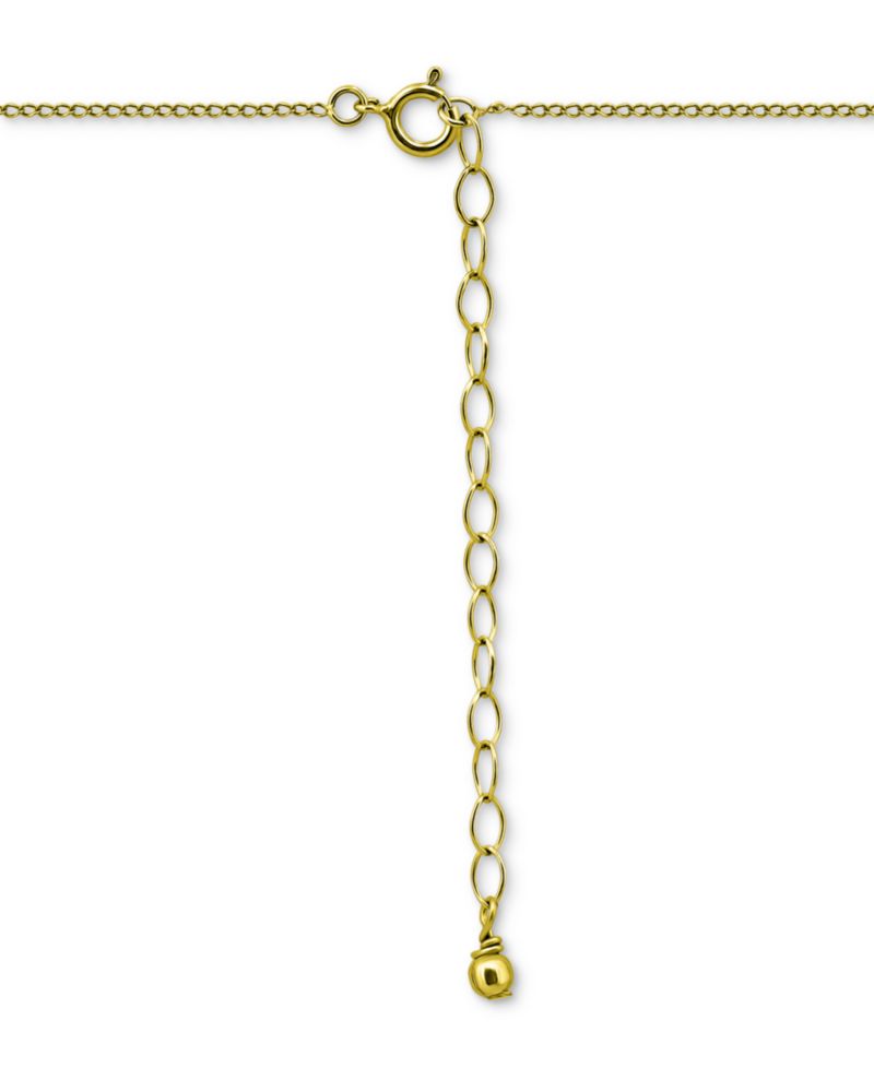2-Pc. Set Cubic Zirconia Pav&eacute; Moon & Solitaire Pendant Necklaces