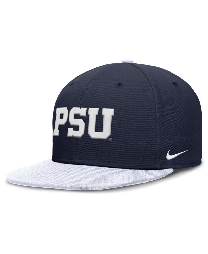 Men's Navy/White Penn State Nittany Lions Two-Tone Primetime Performance Fitted Hat