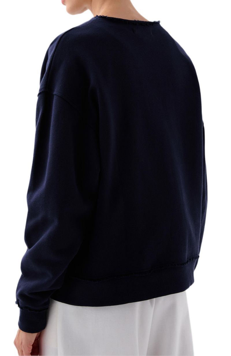 Women's V Embossed Sweater