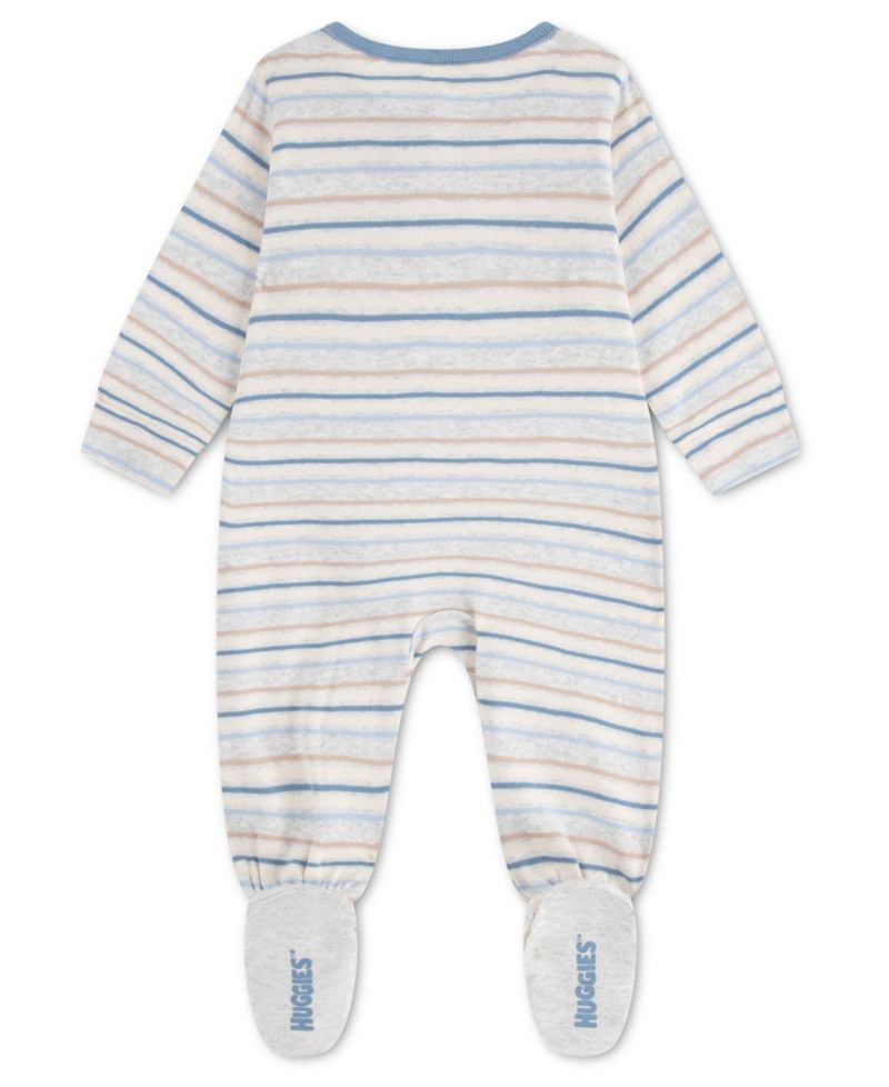 Baby Boys' Babywear Long-Sleeve Footed Coverall