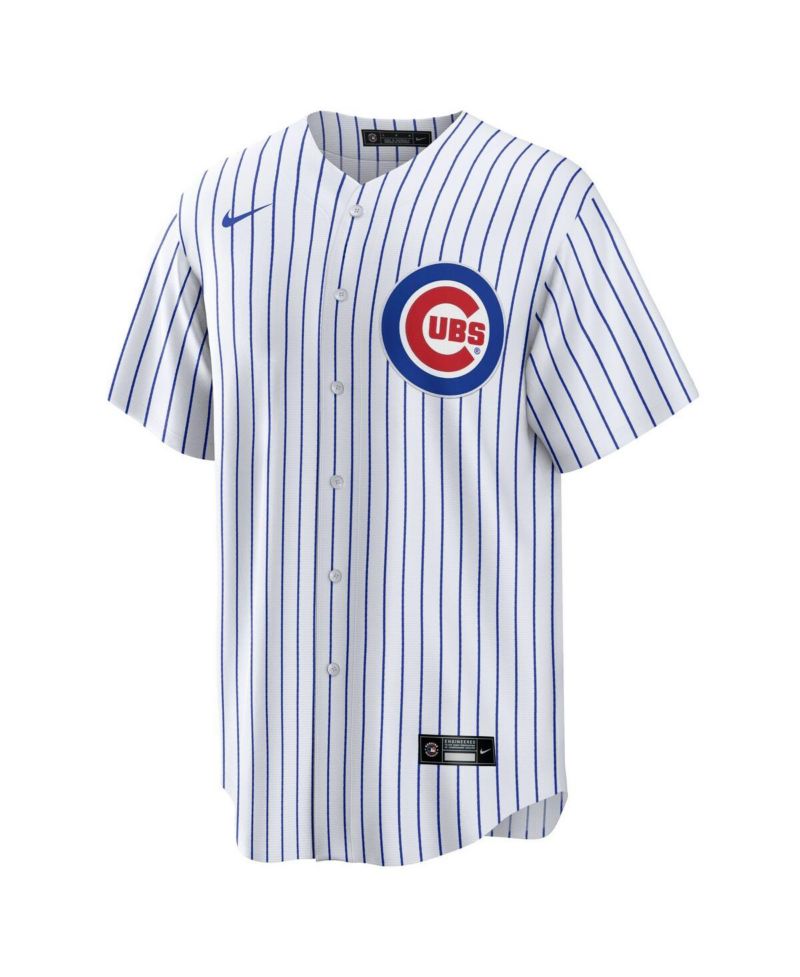 Men's Ian Happ White Chicago Cubs Home Replica Jersey