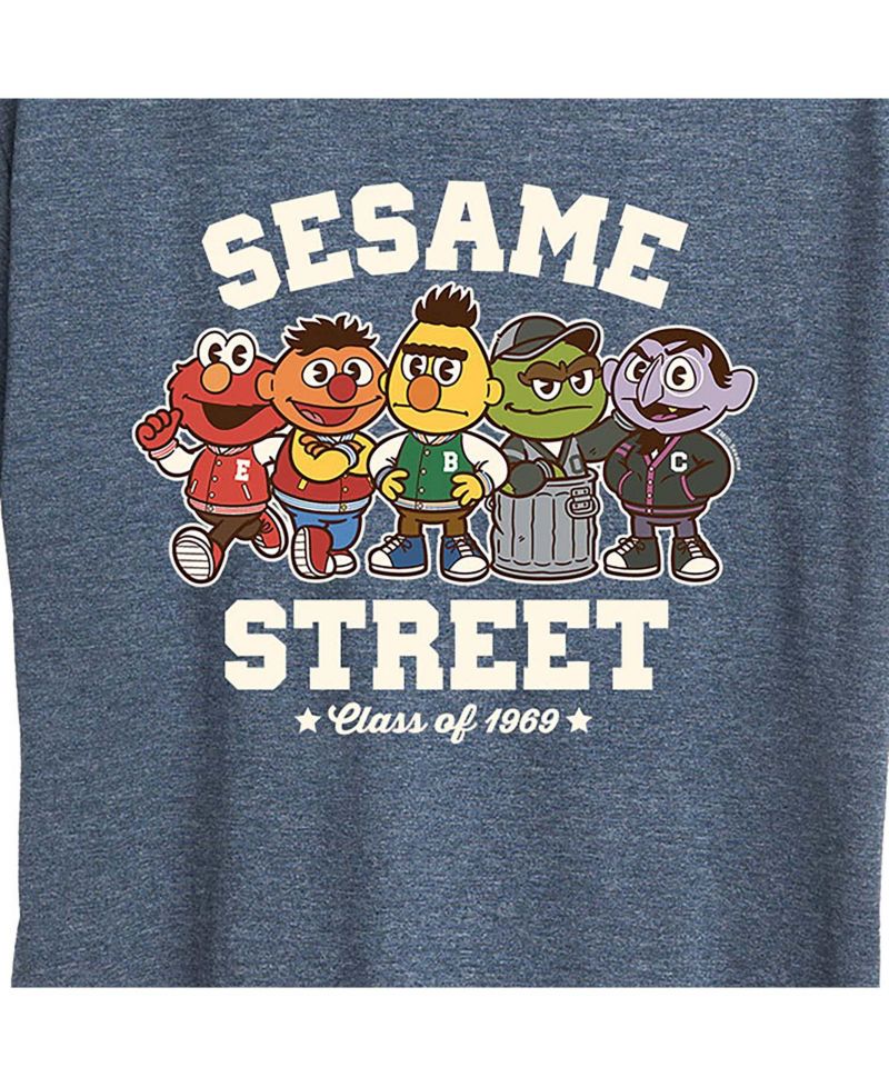 Trendy Plus Size Sesame Street Graphic T-shirt