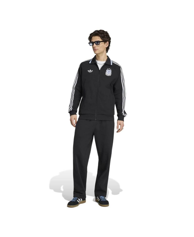 Men's Black Argentina National Team 2026 World Cup Anthem Full-Zip Jacket