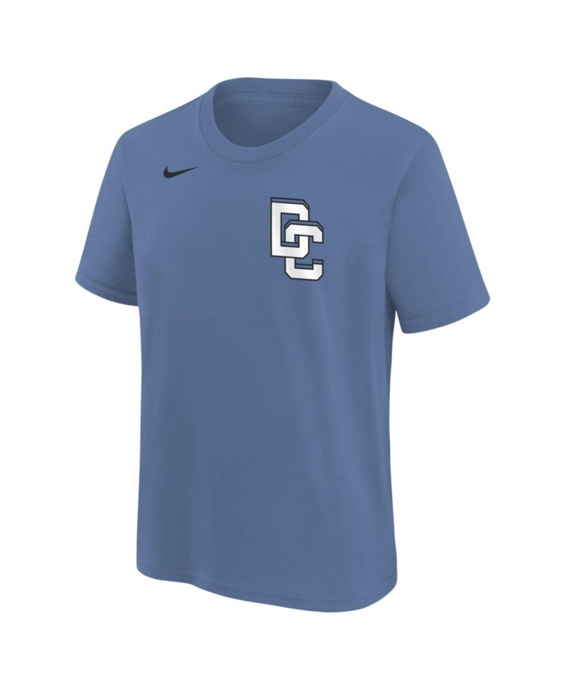 Big Boys and Girls CJ Abrams Blue Washington Nationals City Connect Name & Number T-Shirt