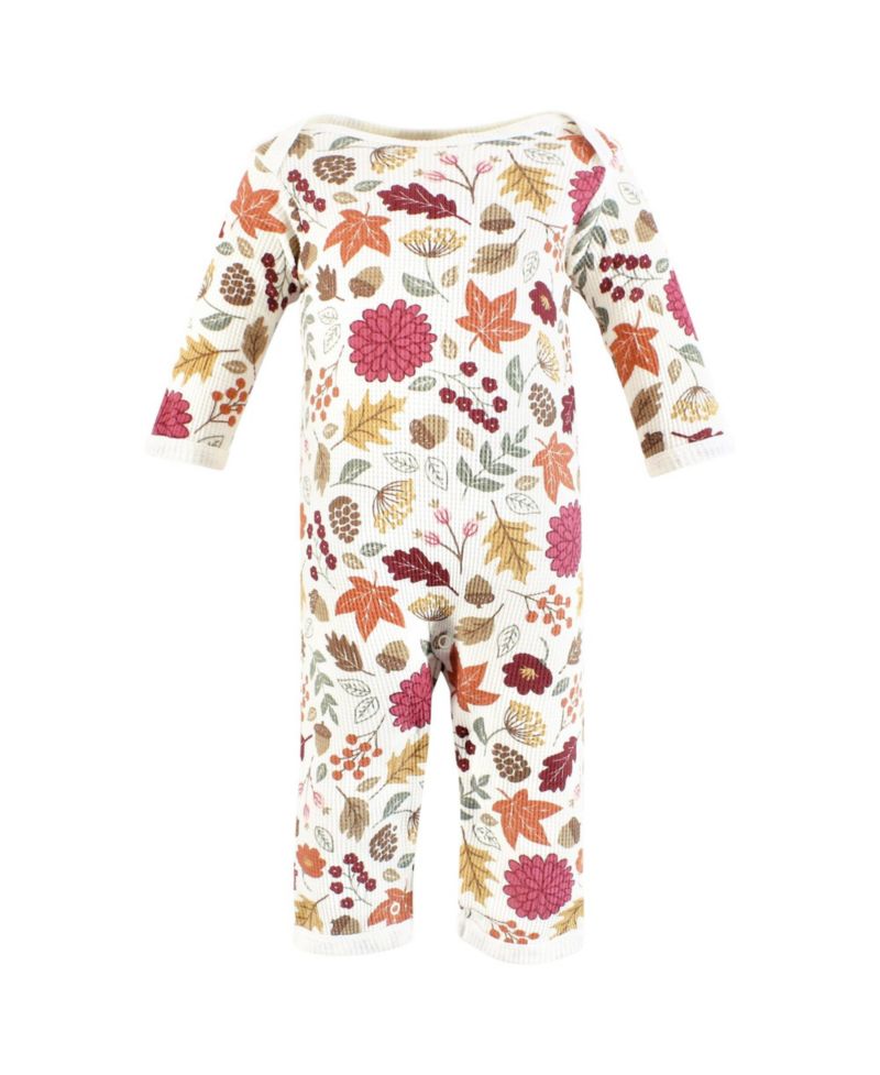 Baby Girls Hudson Thermal Coveralls 2pk