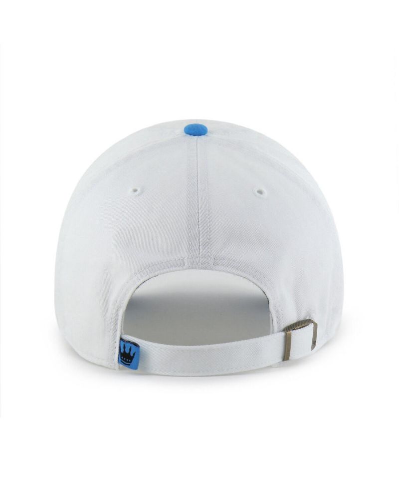 Men's White Charlotte FC Two-Tone Clean Up Adjustable Hat