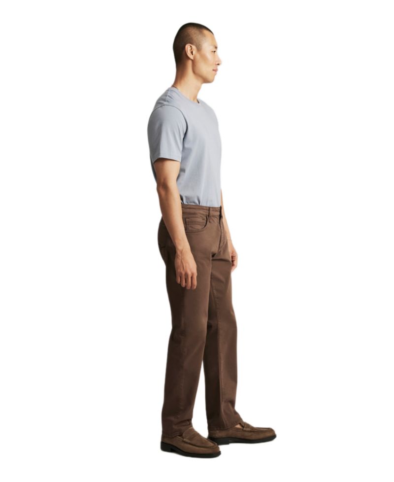 Men's Zach Straight-Leg Regular-Rise Twill Pants