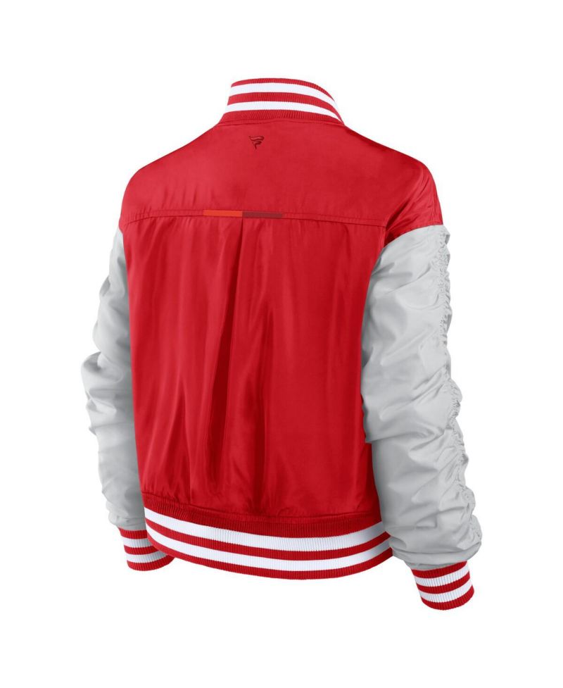 Women's Red Kansas City Chiefs Elements Wave Full-Snap Jacket