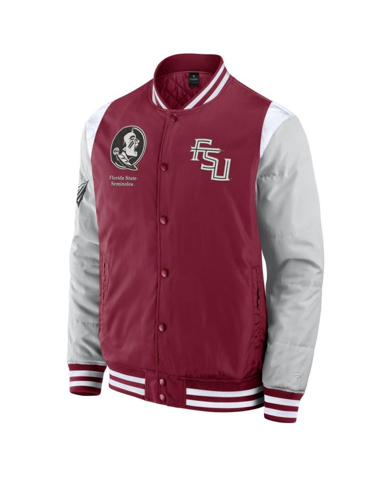 Men's Garnet Florida State Seminoles Elements Elite Full-Snap Jacket