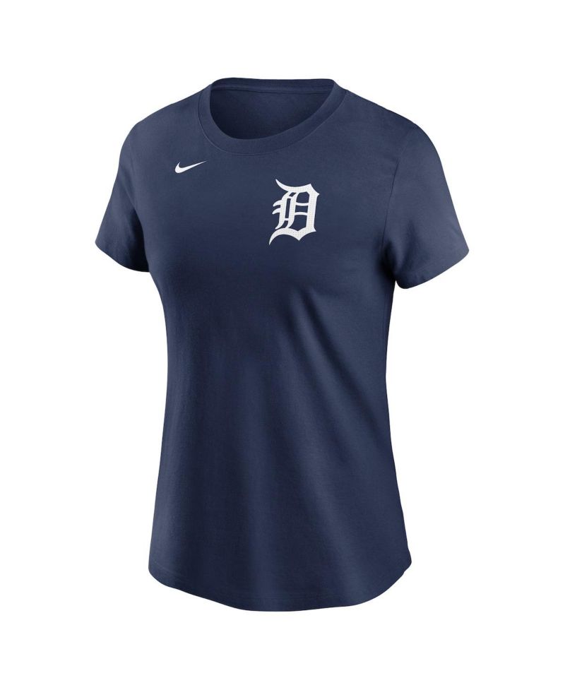Women's Riley Greene Navy Detroit Tigers Fuse Name & Number T-Shirt