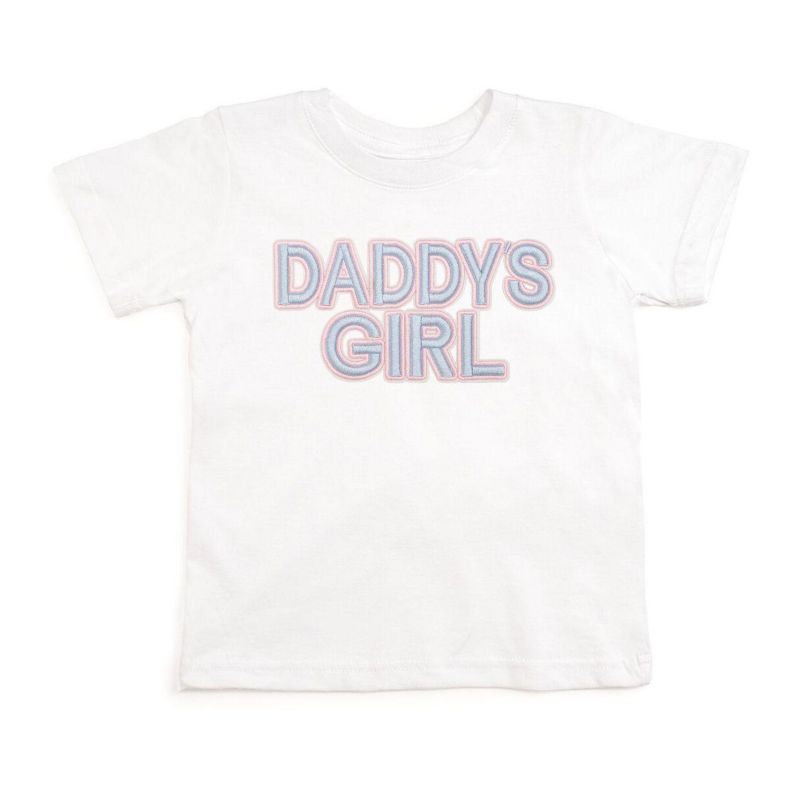 Big Girls Daddy's Patch Short Sleeve T-Shirt