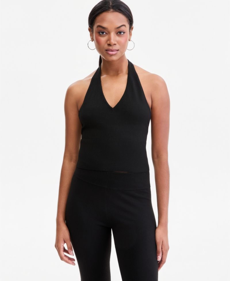 Women's Sweater Halter Top