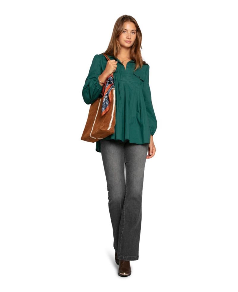 Women's Catch Feelings Pintuck Shirt