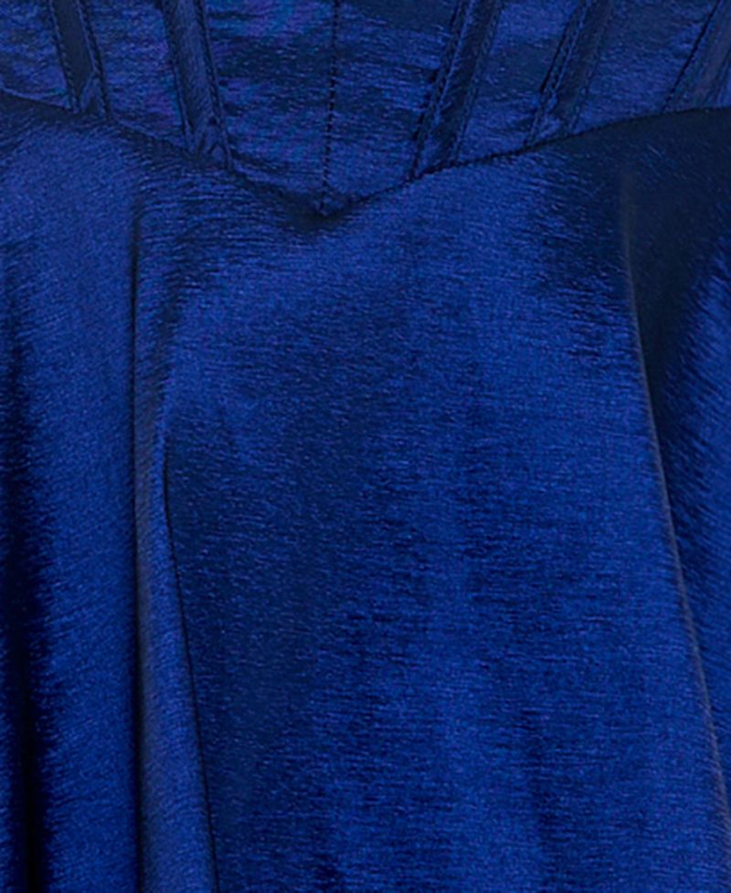 Juniors' Strapless Mini Fit-and-Flare Dress