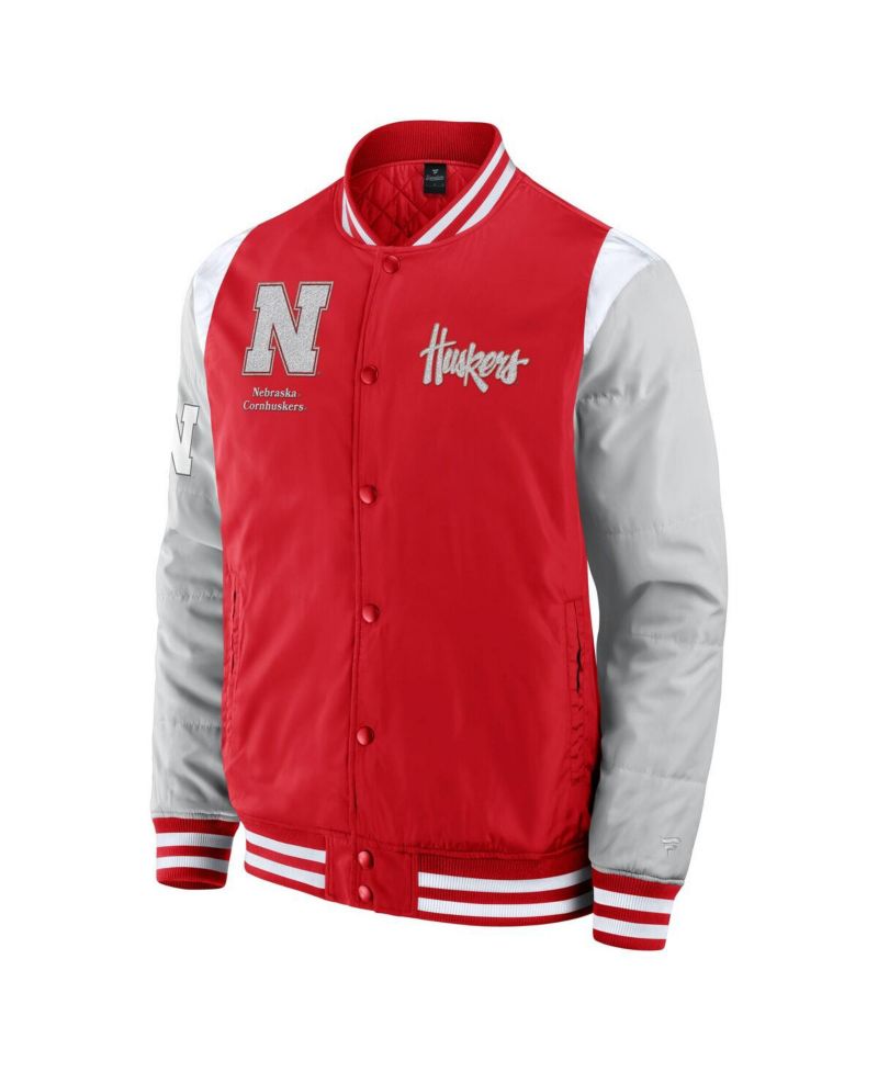Men's Scarlet Nebraska Huskers Elements Elite Full-Snap Jacket