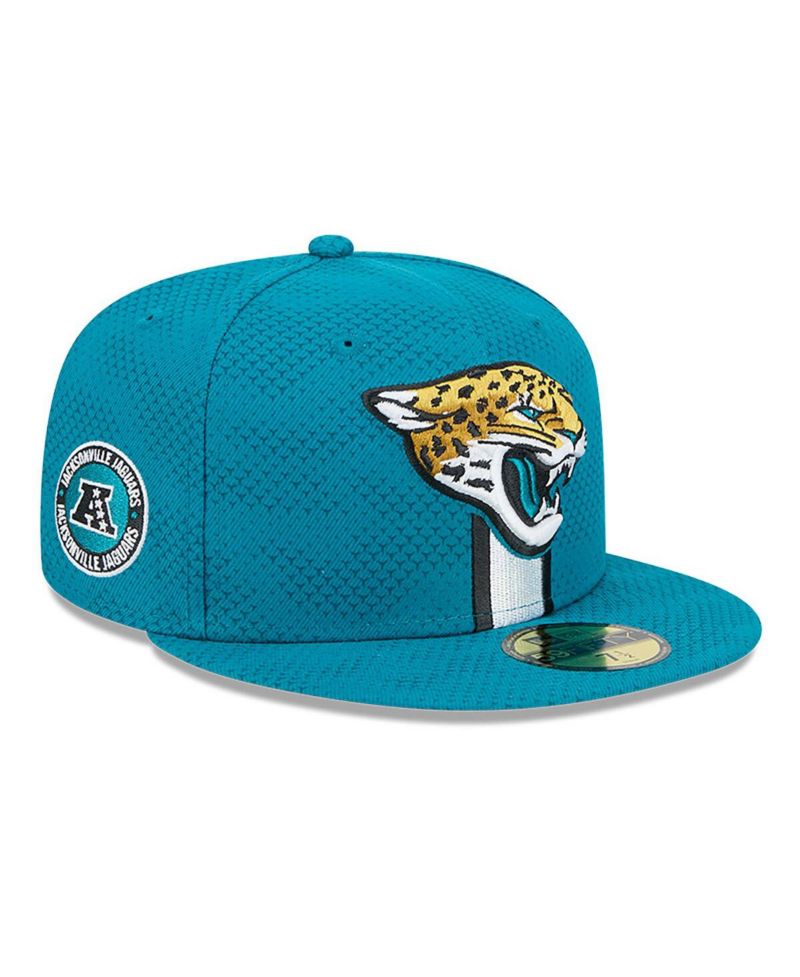 Men's Teal Jacksonville Jaguars 2024 Sideline 59FIFTY Fitted Hat