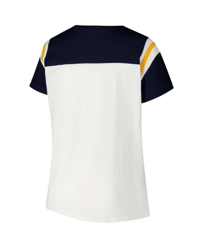 Women's White West Virginia Mountaineers Plus Size Winning Gear T-Shirt