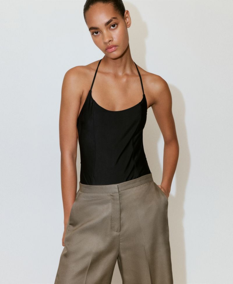 Women's High-Waisted Lyocell Pants