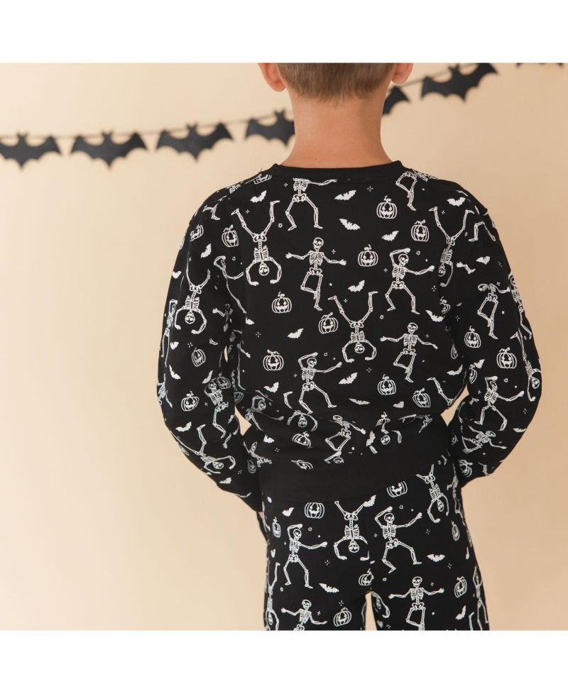 Boys' 4-20 Glow-in-the-Dark Halloween Long-Sleeve Sweatshirt