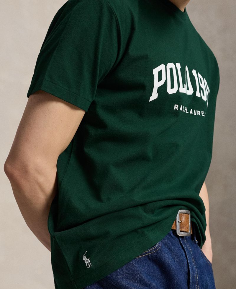 Мужская футболка с круглым вырезом