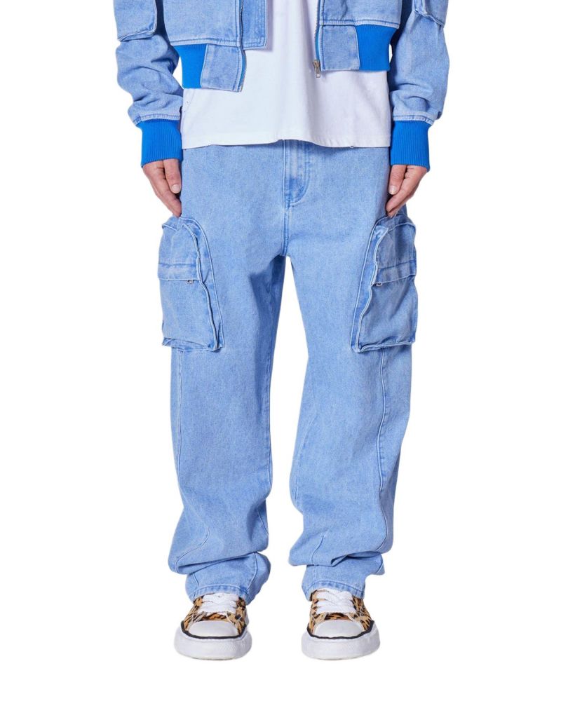 Men's Ultra Baggy Feeling Blue Denim